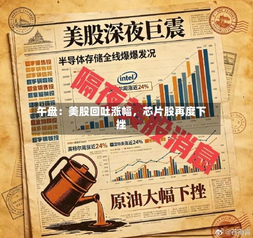 午盘：美股回吐涨幅，芯片股再度下挫-第3张图片
