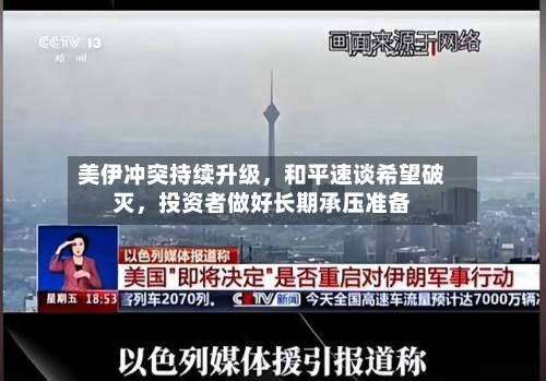 美伊冲突持续升级，和平速谈希望破灭，投资者做好长期承压准备