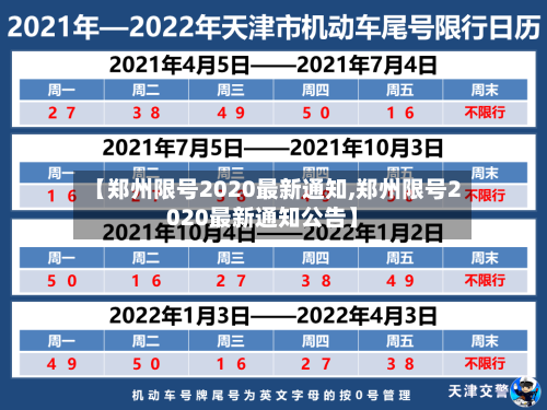 【郑州限号2020最新通知,郑州限号2020最新通知公告】-第2张图片