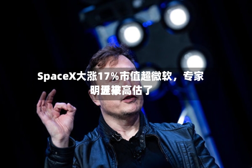 SpaceX大涨17%市值超微软，专家：近来明显被高估了