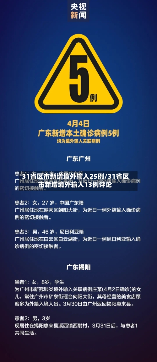 31省区市新增境外输入25例/31省区市新增境外输入13例评论-第2张图片