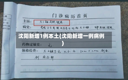沈阳新增1例本土(沈阳新增一例病例)-第2张图片