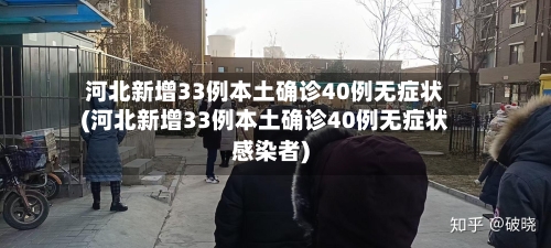 河北新增33例本土确诊40例无症状(河北新增33例本土确诊40例无症状感染者)-第3张图片