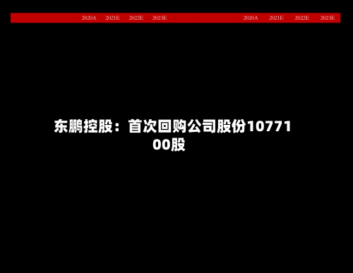 东鹏控股:首次回购公司股份1077100股-第1张图片