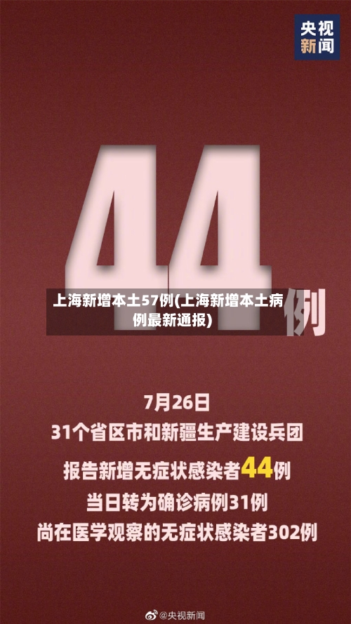上海新增本土57例(上海新增本土病例最新通报)-第3张图片