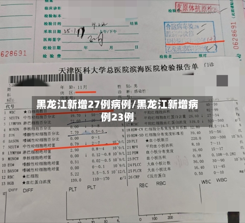 黑龙江新增27例病例/黑龙江新增病例23例