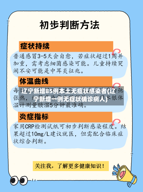 辽宁新增85例本土无症状感染者(辽宁新增一例无症状确诊病人)